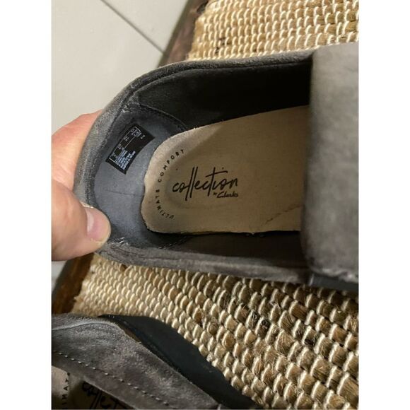 Clarks ultimate comfort collection suede leather slip on loafers - Picture 5 of 8